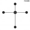 Nowoczesny Minimalistyczny Kinkiet Ścienny Czarny SHADOW MSE010100245 KING HOME